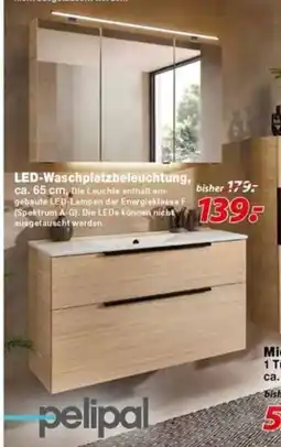 Möbel Turflon LED-Waschplatzbeleuchtung pelipal Angebot