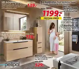 Möbel Turflon Bad-Kombination, Front und Korpus Tropea Angebot