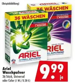 Mäc Geiz Ariel Waschpulver Angebot