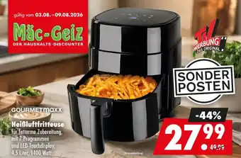 GOURMETmaxx Heißluftfritteuse
