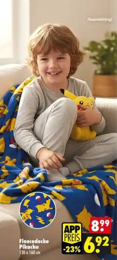 Mäc Geiz Fleecedecke Pikachu Angebot