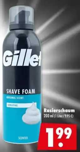 Mäc Geiz Gillette Rasierschaum Angebot