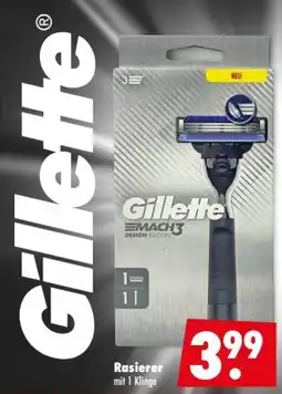 Mäc Geiz Gillette Rasierer Angebot