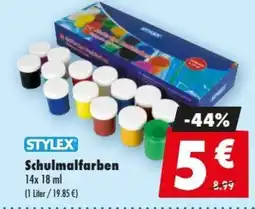Mäc Geiz STYLEX Schulmalfarben Angebot