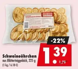 Mäc Geiz Schweineöhrchen aus Blätterteiggebäck Angebot