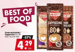 Mäc Geiz HEARTS Trinkschokolade/Cappuccino Angebot