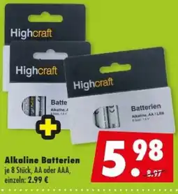 Mäc Geiz Highcraft Alkaline Batterien Angebot