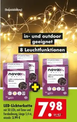 Mäc Geiz novoo LED-Lichterkette Micro Angebot