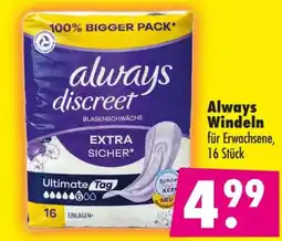 Mäc Geiz Always Windeln Angebot