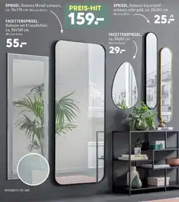Möbel Turflon FACETTENSPIEGEL, Rahmen mit Kristalleffekt, Mirrors Alina Angebot