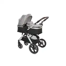 Netto Marken-Discount Lorelli Kinderwagen 2 in 1 Viola mit Adaptern, umbaubarer Sportsitz, bis 22 kg grau Angebot