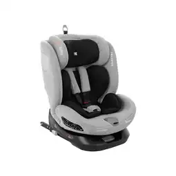 Netto Marken-Discount Kikkaboo Kindersitz i-Moove i-Size (40-150cm) Isofix 360-Grad-Drehung Kopfstütze hellgrau Angebot