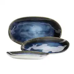 Netto Marken-Discount Mäser Servierplatten-Set, Steinzeug Frozen Angebot