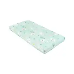 Netto Marken-Discount Kikkaboo Babybett Matratze Fantasia Plus 120 x 60cm Reißverschluss Baumwollbezug grün Angebot