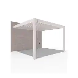 Netto Marken-Discount PergoLine Superior Wand Pergola 3,6 m x 4 m ivory sand Angebot