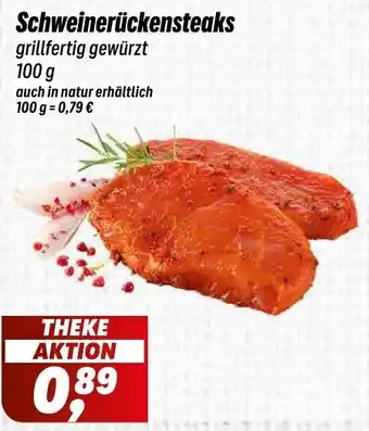 Simmel Schweinerückensteaks Angebot