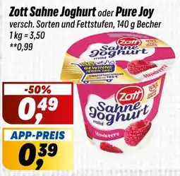 Simmel Zott Sahne Joghurt Angebot