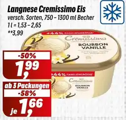 Simmel Langnese Cremissimo Eis Angebot