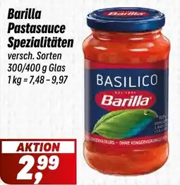 Simmel Barilla Pastasauce Spezialitäten Angebot