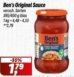Simmel Ben's Original Sauce Angebot