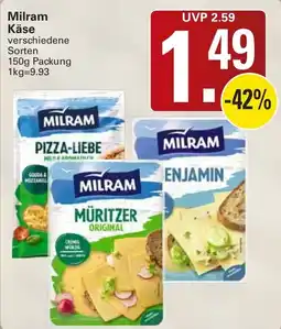 WEZ Milram Käse Angebot
