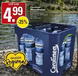 WEZ Carolinien Mineralwasser Angebot