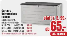 B1 Discount Baumarkt Garten-/Universalbox »Molly« Angebot