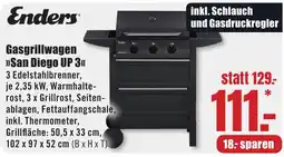 B1 Discount Baumarkt Enders Gasgrillwagen »San Diego UP 3« Angebot