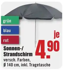 B1 Discount Baumarkt Sonnen-/Strandschirm Angebot