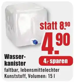 B1 Discount Baumarkt Wasser-kanister Angebot