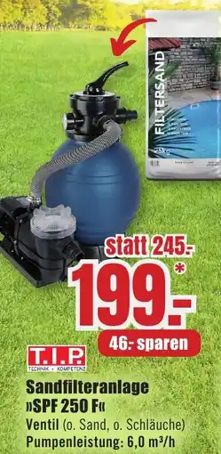 B1 Discount Baumarkt Sandfilteranlage »SPF 250 F« Angebot