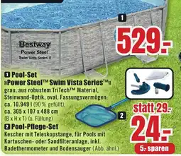 B1 Discount Baumarkt Bestway Power Steel Swim Vista Series II Pool-Set Angebot