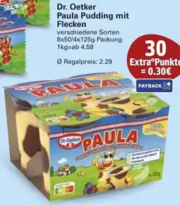 WEZ Dr. Oetker Paula Pudding mit Flecken Angebot