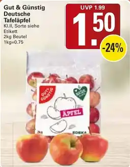 WEZ Gut & Günstig Deutsche Tafeläpfel Angebot