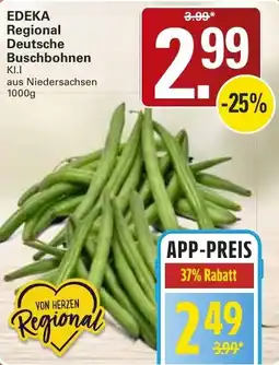 WEZ EDEKA Regional Deutsche Buschbohnen Angebot