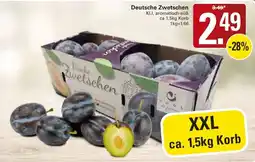 WEZ Deutsche Zwetschen Angebot