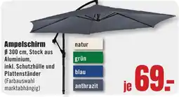 B1 Discount Baumarkt Ampelschirm Angebot