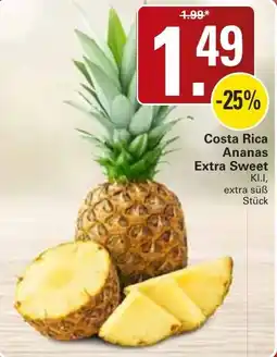 WEZ Costa Rica Ananas Extra Sweet Angebot