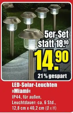 B1 Discount Baumarkt LED-Solar-Leuchten »Miami« Angebot