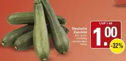 WEZ Deutsche Zucchini Angebot