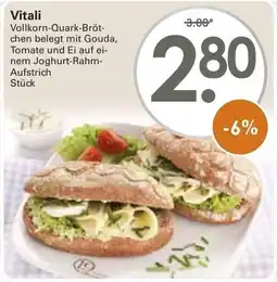 WEZ Vitali Vollkorn-Quark-Brötchen Angebot