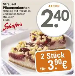 WEZ Schäfer's Streusel Pflaumenkuchen Angebot