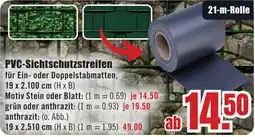 B1 Discount Baumarkt PVC-Sichtschutzstreifen Angebot