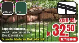 B1 Discount Baumarkt Doppelstabmatte Angebot