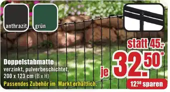 B1 Discount Baumarkt Doppelstabmatte Angebot