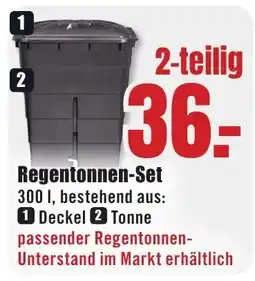 B1 Discount Baumarkt Regentonnen-Set Angebot