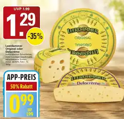 WEZ Leerdammer Original oder Delacrème Angebot