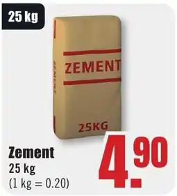 B1 Discount Baumarkt Zement Angebot