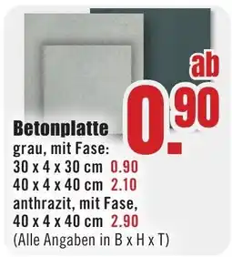B1 Discount Baumarkt Betonplatte Angebot