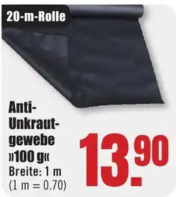 B1 Discount Baumarkt Anti-Unkraut-gewebe Angebot